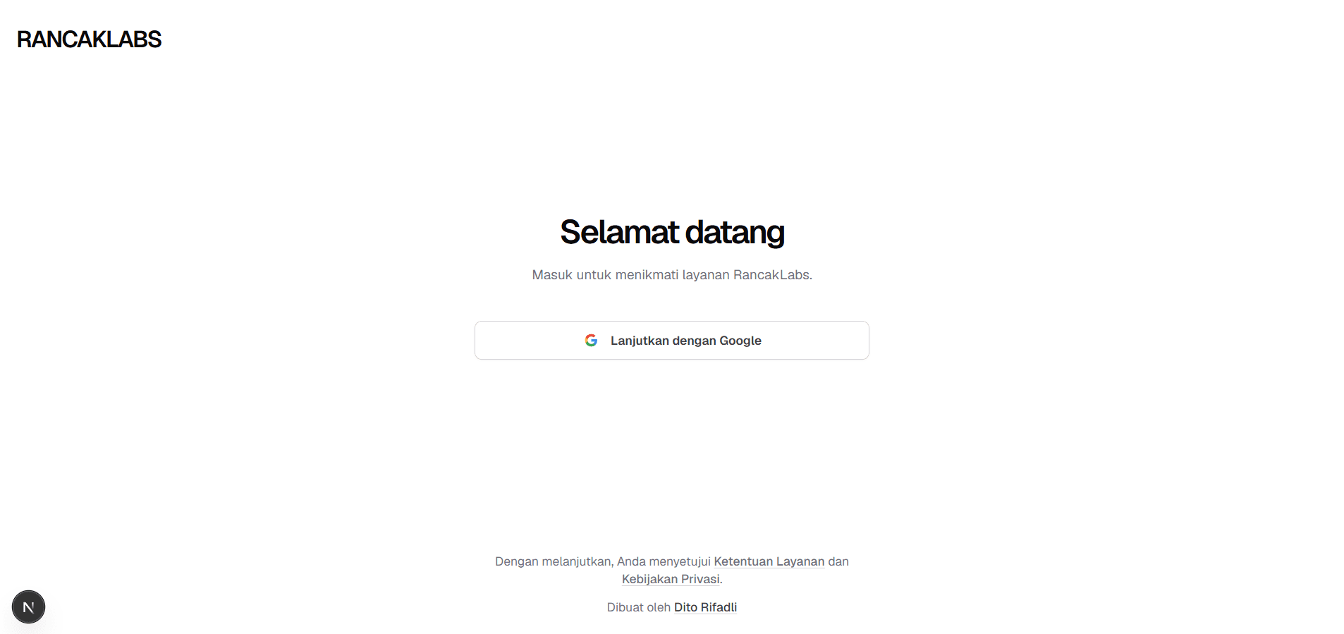 Google Login Starter