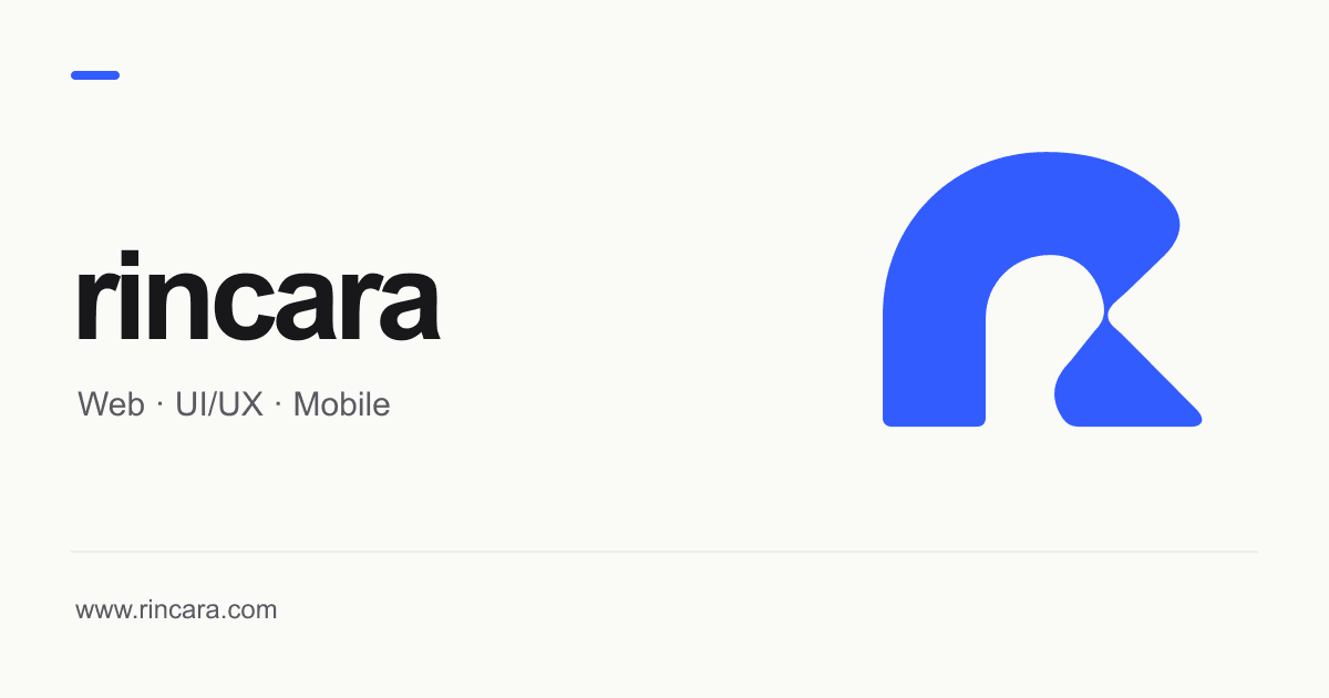 Rincara — Digital Design & Development