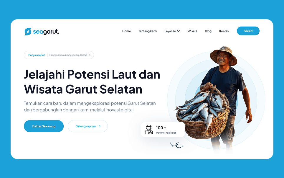 SeaGarut - Tourism & UMKM Platform